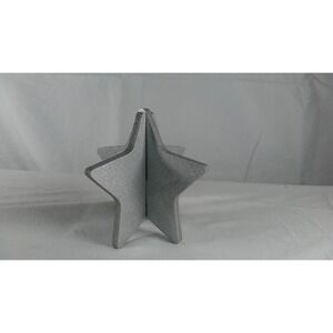 Longaberger‎ Woodcrafts Small 3D Silver Star - NEW